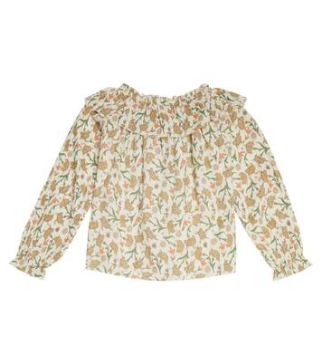 Indiana Olivia floral cotton muslin blouse | The New Society