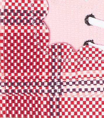 Palm Springs checked bikini top | Marysia Bumby