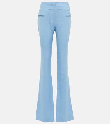 Serge linen-blend straight pants | Altuzarra