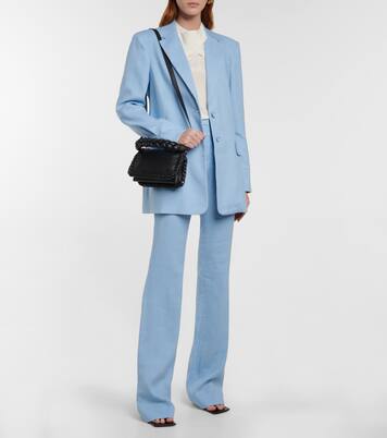 Serge linen-blend straight pants | Altuzarra