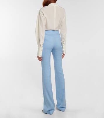 Serge linen-blend straight pants | Altuzarra