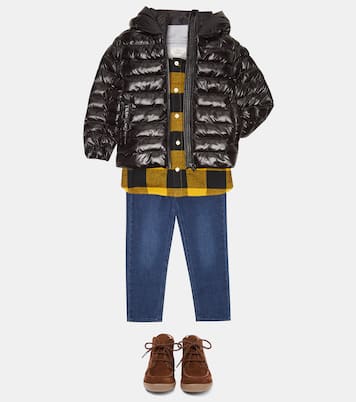 Schnürstiefel aus Veloursleder | Petit Nord