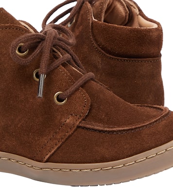 Schnürstiefel aus Veloursleder | Petit Nord