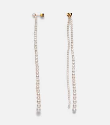 Pendientes Promenade De Perles de oro de 14 ct | Sophie Bille Brahe