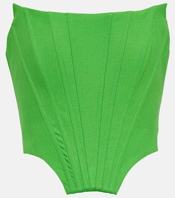 Bustier aus einem Wollgemisch | Giuseppe di Morabito