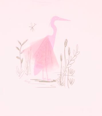 Printed cotton jersey T-shirt | Il Gufo