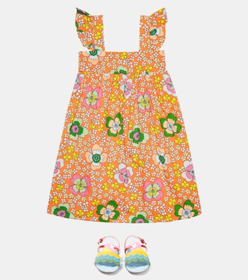 Printed cotton dress | Stella McCartney Kids