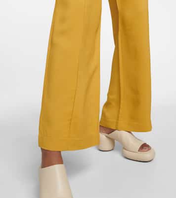 Wide-leg satin pants | Taller Marmo