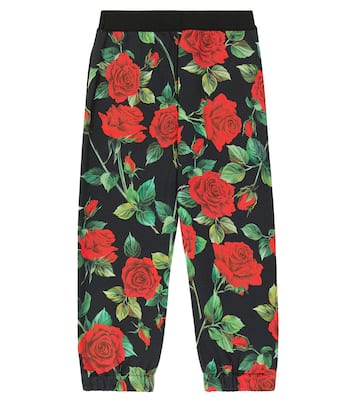 Logo cotton jersey sweatpants | Dolce&Gabbana Kids