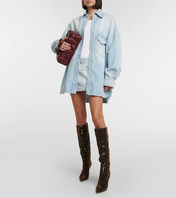 Hansen leopard-print knee-high boots | Gianvito Rossi