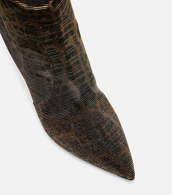 Hansen leopard-print knee-high boots | Gianvito Rossi