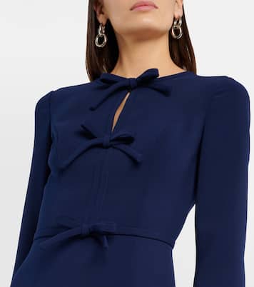 Bow-detail midi dress | Carolina Herrera