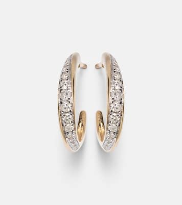 Boucles d’oreilles Twist en or 10 ct | Stone and Strand