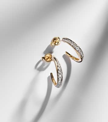 Boucles d’oreilles Twist en or 10 ct | Stone and Strand