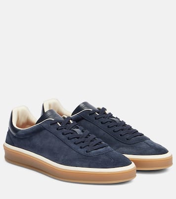 Sneakers Tennis Walk aus Veloursleder | Loro Piana
