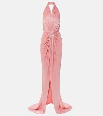 Robe longue Joa métallisée | Costarellos