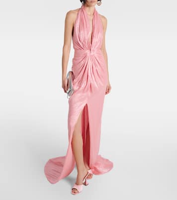 Robe longue Joa métallisée | Costarellos