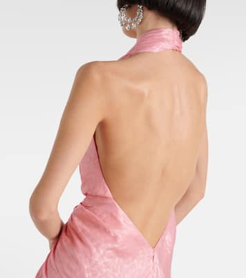 Robe longue Joa métallisée | Costarellos