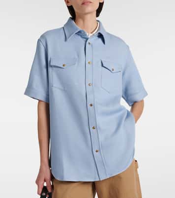 Cashmere and cotton shirt | God's True Cashmere