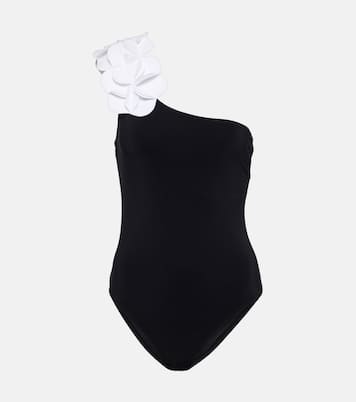 Tess floral-appliqué swimsuit | Karla Colletto