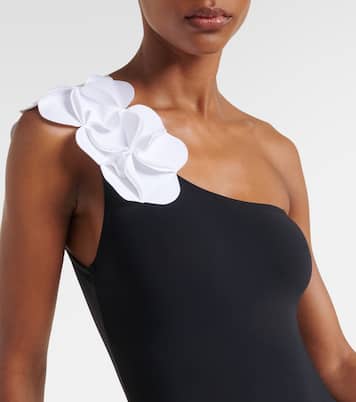 Tess floral-appliqué swimsuit | Karla Colletto