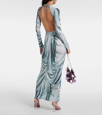 Robe longue imprimée | Rabanne