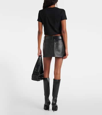 Cropped-Top aus Baumwoll-Jersey | Re/Done