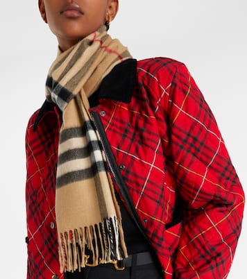 Burberry Check cashmere scarf | Burberry