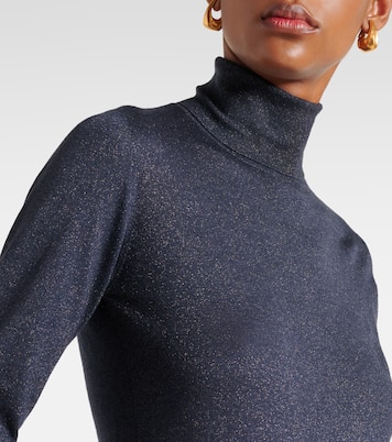 Turtleneck cashmere-blend top | Brunello Cucinelli