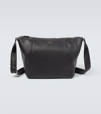 Leather shoulder bag | Prada