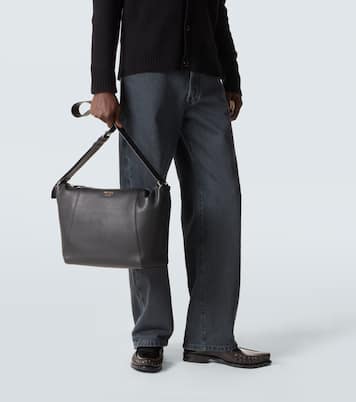 Leather shoulder bag | Prada