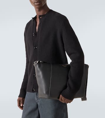Leather shoulder bag | Prada