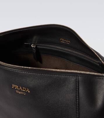 Leather shoulder bag | Prada