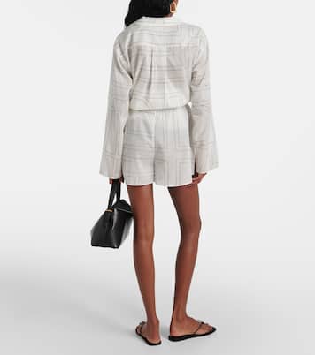 Shorts Monogram de mezcla de algodón | Toteme