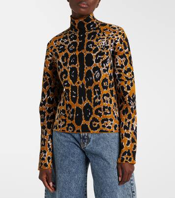 Pullover Leopard aus Jacquard | Alaïa