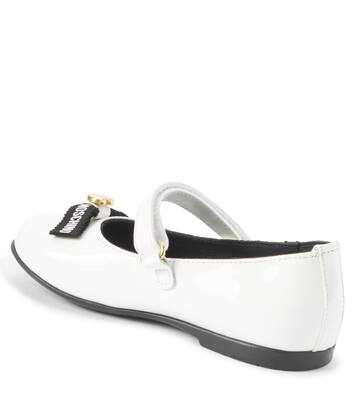 Patent leather ballet flats | Moschino Kids