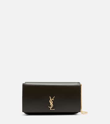 Cassandre leather phone pouch | Saint Laurent