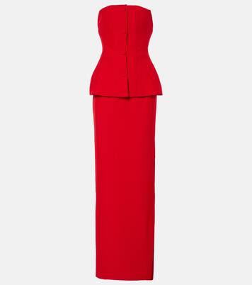 Robe longue en crêpe | Roland Mouret