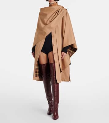 Cotton gabardine cape | Chloé