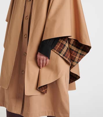 Cotton gabardine cape | Chloé