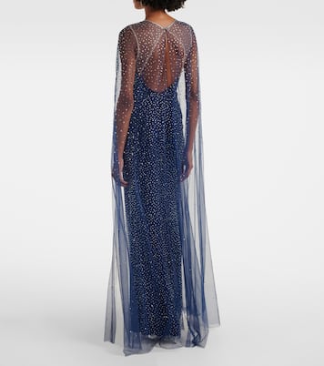 Abito lungo Mabel con paillettes | Jenny Packham