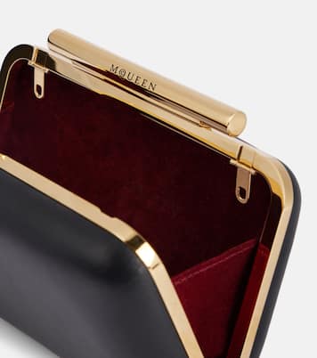 Clutch T-Bar Mini aus Leder | McQueen