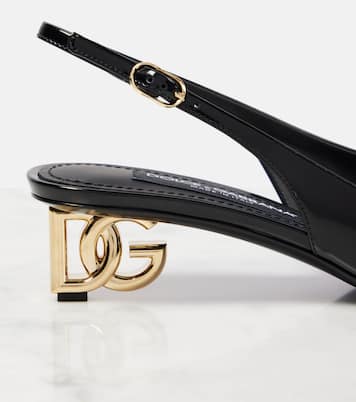 Escarpins Jackie DG 40 en cuir verni | Dolce&Gabbana