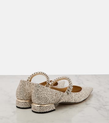 Bing glitter ballet flats | Jimmy Choo