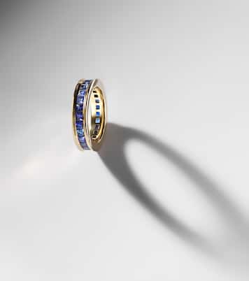 Anello Ivy Eternity in oro 18kt con zaffiro | Octavia Elizabeth