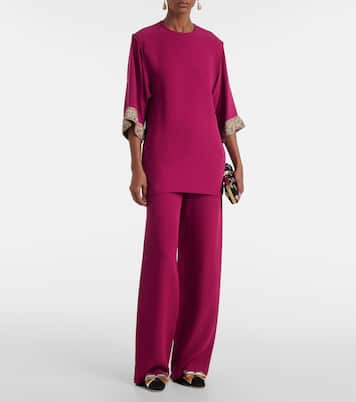 Cady Couture embroidered top | Valentino