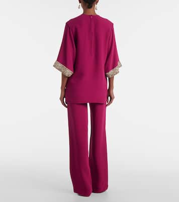 Cady Couture embroidered top | Valentino