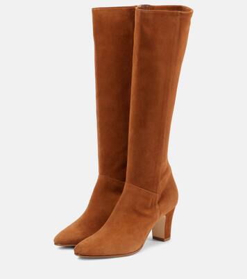 Pitana suede knee-high boots | Manolo Blahnik