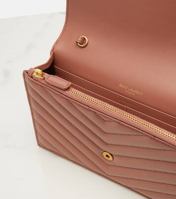 Cassandre 마틀라세 레더 체인 지갑 | Saint Laurent