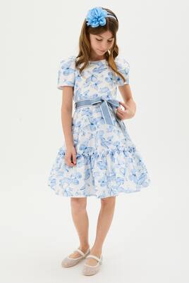 Cotton-blend dress | Monnalisa